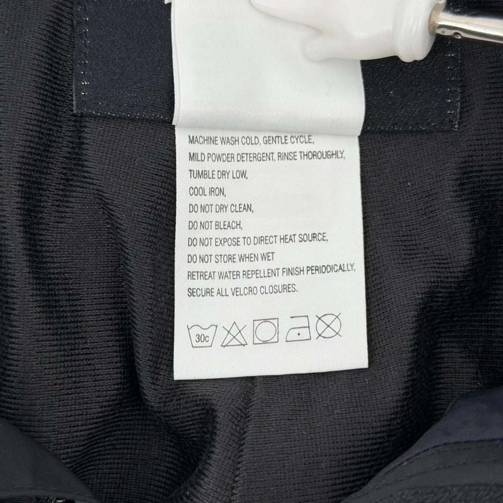 Vintage The North Face Steep Tech Ski Pants Mens M Black Reinforced Side Zip Ski
